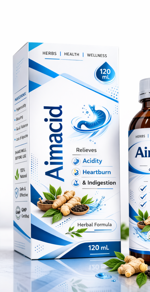 Home aimacid syrup design