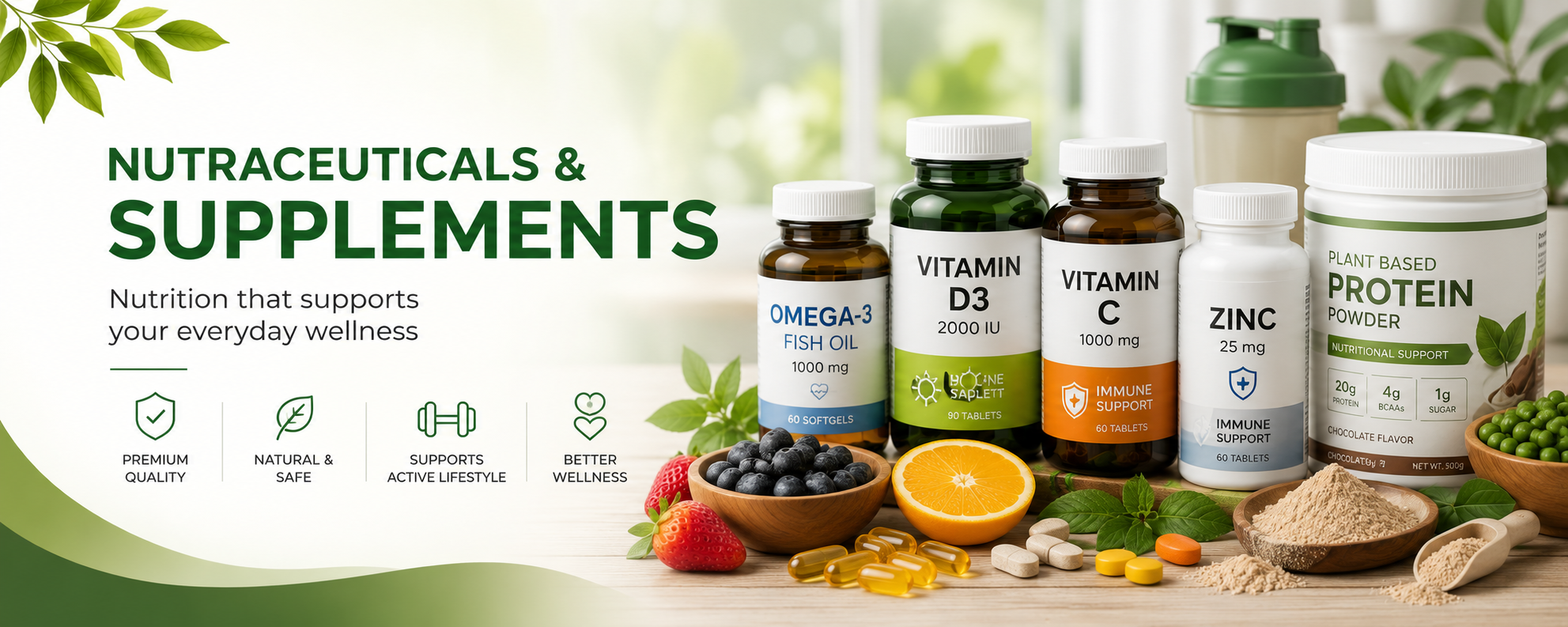 Nutraceuticals and supplements category